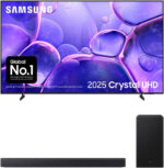 Samsung 50" U8000F, Crystal Processor 4K, 4K Upscaling, Q-Symphony, Knox Security, Metal Stream Design, 2025 - Image 3
