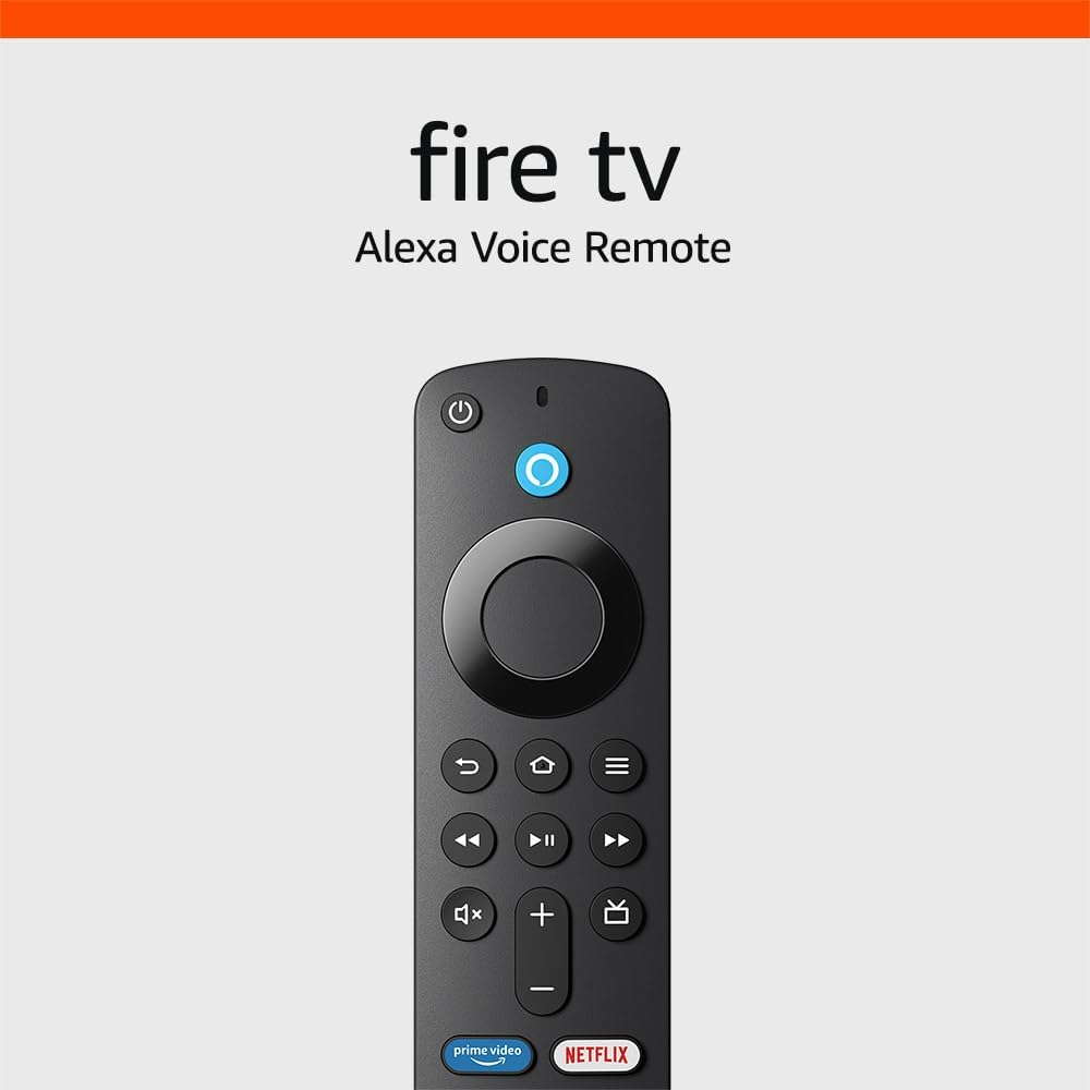 Think Assemble Made Fire TV Alexa Voice Remote with TV controls, requires compatible Fire TV device