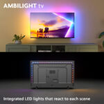 Philips Ambilight 50PUS8500 4K QLED Smart TV - 50 Inch Display with Pixel Precise, Ultra HD, Titan OS Platform and Dolby Atmos Sound, Works with Alexa and Google Voice Assistant - Image 2