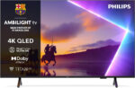 Philips Ambilight 50PUS8500 4K QLED Smart TV - 50 Inch Display with Pixel Precise, Ultra HD, Titan OS Platform and Dolby Atmos Sound, Works with Alexa and Google Voice Assistant