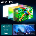 Philips Ambilight 50PUS8500 4K QLED Smart TV - 50 Inch Display with Pixel Precise, Ultra HD, Titan OS Platform and Dolby Atmos Sound, Works with Alexa and Google Voice Assistant - Image 3