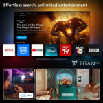 Philips Ambilight 50PUS8500 4K QLED Smart TV - 50 Inch Display with Pixel Precise, Ultra HD, Titan OS Platform and Dolby Atmos Sound, Works with Alexa and Google Voice Assistant - Image 5