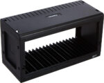 Hama CD Rack for 20 CDs | CD Storage for Hanging or Standing, Space-Saving, Small CD Stand, for the Office or Any Room | Black