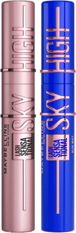 Maybelline New York Lash Sensational Sky High Mascara, Volumising & Lengthening Mascara, Washable Flake-Free Formula Infused with Bamboo Extract & Fibres, 7.2 ml, Shade: 01, Very Black - Image 5