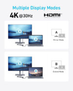 Anker USB C Hub, 5-in-1 USB Hub for Laptops, 4K HDMI Multiport Adapter with 90W Max Power Delivery, USBC & USBA Data Ports USB C Dongle, Compact for MacBook, Dell, and More (Charger Not Included) - Image 5