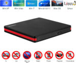 Rioddas External CD Drive, USB 3.0 Portable CD/DVD +/-RW Drive Slim DVD/CD ROM Rewriter Burner for Laptop Desktop PC Windows and Linux OS Apple Mac Macbook Pro - Image 3