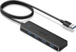 UGREEN USB Hub 3.0, USB Splitter 4 Port Ultra Slim with 5Gbps Data Transfer, USB Extender for Mouse, Keyboard, Flash Drive, Card Reader, Printer, Compatible with Laptop, Desktop PC, Xbox, PS5, etc. - Image 2