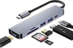 USB C HUB, Docking Station, 11-in-1 USB C Adapter with 4K-HDMI, VGA, USB 3.0 port, Type C PD, RJ45 Ethernet, SD/TF Card Reader, 3.5mm AUX, Compatible with MacBook Pro/Air, More Type C Devices - Image 5