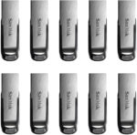 SanDisk 128GB Ultra Flair USB 3.0 Flash Drive USB stick, Memory stick with transfer speeds up to 150 MB/s, Password protection, Durable, Sleek Metal Casing Silver/Black - Image 4
