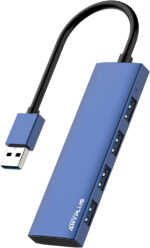 ANYPLUS USB 3.0 Hub, 4 Port USB Hub Splitter,Portable USB Adapter Mini Multiport Expander for Desktop, Laptop, Xbox, Flash Drive, HDD, Console, Printer, PC, Keyboards, HP, Dell - Image 3