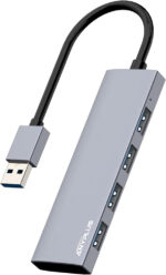 ANYPLUS USB 3.0 Hub, 4 Port USB Hub Splitter,Portable USB Adapter Mini Multiport Expander for Desktop, Laptop, Xbox, Flash Drive, HDD, Console, Printer, PC, Keyboards, HP, Dell - Image 5
