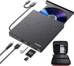 ORIGBELIE External CD/DVD Drive for Laptop, USB 3.0 CD Burner +/-RW CD ROM External DVD Drive Portable DVD Player for Laptop Desktop PC Apple Mac Windows 11/10/8/7/XP Linux OS - Image 5