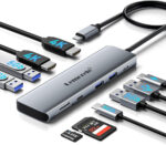 Docking Station USB C Hub 3*Display- 10 in 1, Lemorele USB C Dock 2*HDMI Adapter 4K, 3 USB 3.0/2.0, VGA, PD 100W, Audio, SD/TF, for HP Laptops, ThinkPad, MacBook, Surface - Image 5