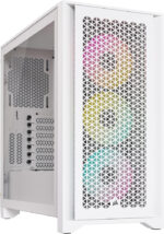 Corsair 4000D AIRFLOW Tempered Glass Mid-Tower ATX Case - High-Airflow - Cable Management System - Spacious Interior - Two Included 120 mm Fans - Black - Image 2
