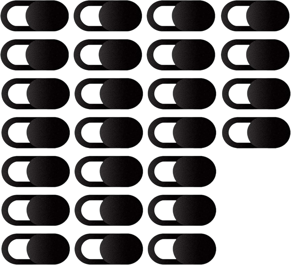 ReFind Webcam Cover [25 Pack] - Ultra thin Laptop Camera Cover Slide- Privacy Sticker & Webcam Protector for Laptop, PC, MacBook, iPhone, Android and Computer Accessories