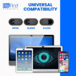 ReFind Webcam Cover [25 Pack] - Ultra thin Laptop Camera Cover Slide- Privacy Sticker & Webcam Protector for Laptop, PC, MacBook, iPhone, Android and Computer Accessories - Image 4
