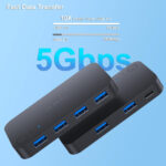 USB 3.0 Switch for 2 Computers Share 4 Ports - KVM Switcher for PC Mouse Keyboard Printer Scanner - Compatible With Windows, Mac, Linux - Image 3