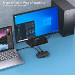 USB 3.0 Switch for 2 Computers Share 4 Ports - KVM Switcher for PC Mouse Keyboard Printer Scanner - Compatible With Windows, Mac, Linux - Image 4