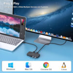 USB 3.0 Switch for 2 Computers Share 4 Ports - KVM Switcher for PC Mouse Keyboard Printer Scanner - Compatible With Windows, Mac, Linux - Image 5