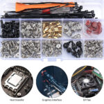 TOOINKCV 352 Pcs PC Screws Set, Personal Computer Standoffs Screws Kit, Laptop Notebook Motherboard Standoffs Screws Kit for Hard Drive Computer Case Motherboard Fan Power Graphics CD-ROM - Image 4