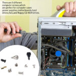 TOOINKCV 352 Pcs PC Screws Set, Personal Computer Standoffs Screws Kit, Laptop Notebook Motherboard Standoffs Screws Kit for Hard Drive Computer Case Motherboard Fan Power Graphics CD-ROM - Image 5