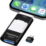 ZARMST USB Stick 256GB, 4 in 1 Flash Drive 3.0 High Speed Photostick, Memory Sticks External Storage Pen Drive for Phone/Pad/Android/PC, Copy Photo Videos Files With One Click (Blue) - Image 2