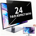 salipt 27 inch Computer Privacy Screen Filter for 16:9 Widescreen Display, Screen Privacy Filter,Anti Spy Anti-Glare Blue Light Blocking Screen Protector Film (WxH: 598mmx337mm) - Image 3