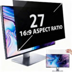 salipt 27 inch Computer Privacy Screen Filter for 16:9 Widescreen Display, Screen Privacy Filter,Anti Spy Anti-Glare Blue Light Blocking Screen Protector Film (WxH: 598mmx337mm)