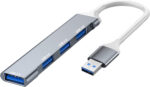 Pipestation® USB Hub (4-in-1) | 4-port USB-A USB3 USB 3 Hub Extension Splitter Multiport Adapter For - Laptop Pc Macbook Pro Air Mini Dell Hp Keyboard Flash Drive Steam Deck Stream Deck Dock Dongle