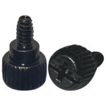 30 PCS PC Case Screws,Computer Case Thumbscrews for Fastening (Black)