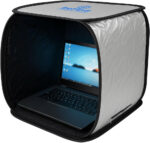 ReFind Laptop Sun Shade for Working Outside - Portable Computer Tent, Sunshader Hood for Anti Sun Glare Laptop Screen, Privacy, and Heat Protection - Fits MacBook, iPad, Tablet