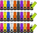 USB Stick, AreTop 64GB Memory Stick 5Pack, USB Flash Drive 64GB, Metal Multicolored High Speed USB 2.0 Flash Drive for Data Storage with 5pcs Ropes - Image 2
