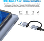 CYNTECH 4-in-1 USB Hub - USB-A & USB-C Ports, 5Gbps Data Transfer, Compatible with MacBook Pro/Air, Dell XPS, Lenovo Thinkpad, HP Laptops & More - Image 4