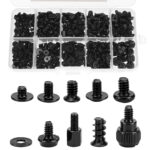 QWORK® 420 Pcs Computer Screw Set, SSD Mounting Screws, for PC Cases, Motherboards