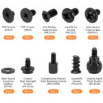 QWORK® 420 Pcs Computer Screw Set, SSD Mounting Screws, for PC Cases, Motherboards - Image 3