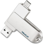 THKAILAR 256GB USB C Memory Stick 3.2 with Type A and Type C Ports,Up to 400MB/s Read,USB C Stick Gen 2 Portable SSD Flash Drive,USB for PC/Android Phone/Macbook(High Speed) - Image 2