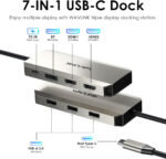 USB C Docking Station,WAVLINK Triple Display Docking Station with 100W PD,Triple 4K@60Hz Ultra HD Display,Dual HDMI,DP,3 USB Ports Compatible with Dell/HP/Lenovo, Windows Systerm Computer - Image 2