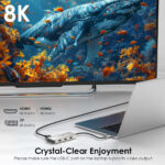 USB C Docking Station,WAVLINK Triple Display Docking Station with 100W PD,Triple 4K@60Hz Ultra HD Display,Dual HDMI,DP,3 USB Ports Compatible with Dell/HP/Lenovo, Windows Systerm Computer - Image 3