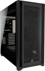 Corsair 5000D Tempered Glass Mid-Tower ATX Case (Solid Steel Front Panel, Corsair RapidRoute Cable Management System, Two Included 120mm Fans, Motherboard Tray with Customisable Fan Mounts) White - Image 3