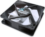 Fractal Design Silent Series R3 White - Silent computer fan - Optimized for quiet operation - 92 mm - Rotational speed 1500 RPM - Black ribbon cable - Rifle bearings - 12v - Black/White (Single) - Image 4