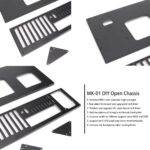 MK 01 DIY Gaming Computer Case, Open Chassis Case Rack for Motherboards, Within 305x245mm, Widely Body Heat Dissipation Design, SSD Motherboards Accessories - Image 4