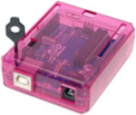 sb components Premium Arduino Uno Case Enclosure Protective Transparent Case Cover for Arduino UNO R3 (Pink) - ROHS Compliant