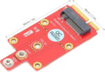 M.2 Key B to Mini PCI‑E Adapter Converter Module,PC Laptop Desktop Computer Accessories without Additional Power Required,Supports 3042/3052 Type M.2 key B Card Dimension - Image 5