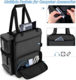 Trunab PC Tower Carrying Strap with Handle, Desktop Carrying Tote Bag with Pockets for Keyboard, Cable and Computer Accessories, Ideal for Transporting On The Go (Patented Design) - Image 2