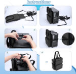 Trunab PC Tower Carrying Strap with Handle, Desktop Carrying Tote Bag with Pockets for Keyboard, Cable and Computer Accessories, Ideal for Transporting On The Go (Patented Design) - Image 4