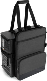 Trunab PC Tower Carrying Strap with Handle, Desktop Carrying Tote Bag with Pockets for Keyboard, Cable and Computer Accessories, Ideal for Transporting On The Go (Patented Design)