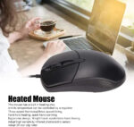 ciciglow USB Heated Mouse Palm Heat Mouse with Adjustable Temperature 3 Speeds Compatible with PC Laptop Computer - Image 2