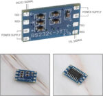 eMagTech 10PCS Mini RS232 MAX3232 to TTL Level Converter Serial Module Board Adapter 3~5V MAX3232 Breakout Board Computer Cable Serial Adapters Electronic Components - Image 2