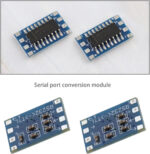 eMagTech 10PCS Mini RS232 MAX3232 to TTL Level Converter Serial Module Board Adapter 3~5V MAX3232 Breakout Board Computer Cable Serial Adapters Electronic Components - Image 3