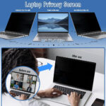 Hinnwer Magnetic Laptop Privacy Screen 13.3 Inch for 16:9 Aspect Ratio, Removable & Anti Glare Blue Light, Laptop Screen Privacy Filter 13.3 Inch for Hp/Dell/Acer/Lenovo/ThinkPad/Asus/Sony - Image 3